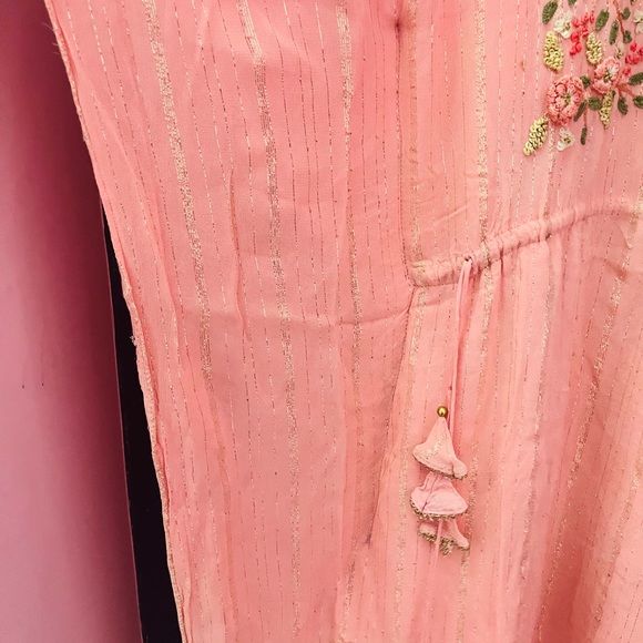 Peach kaftan kurta - Picture 7 of 11